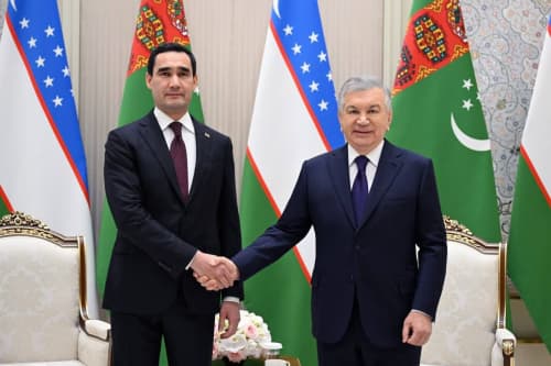 O‘zbekiston va Turkmaniston Prezidentlarining uchrashuvi bo‘lib o‘tdi