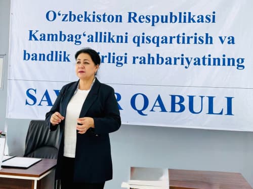 Namanganda sayyor qabul va tadbirkorlar bilan uchrashuv