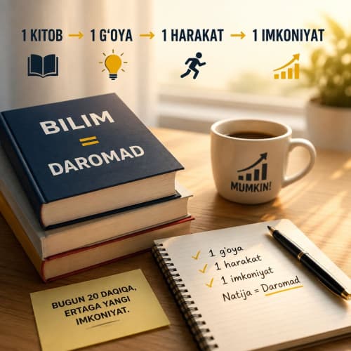 Kitob o‘qib, pul topish mumkin