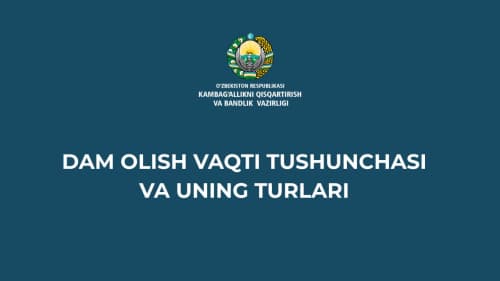 Xodimlarning dam olish vaqtiga oid huquqlari