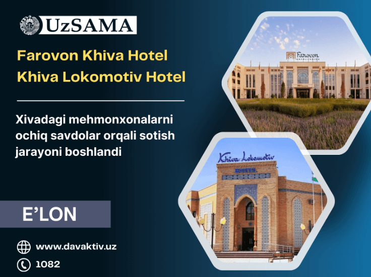 The open sales process of hotels located in Khiva has started