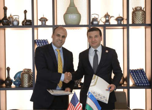 THE STATE ASSETS AGENCY AND AUERBACH GRAYSON AGREED TO COOPERATE IN ATTRACTING INTERNATIONAL, INCLUDING U.S., INVESTORS TO UZBEKISTAN’S PRIVATIZATION PROCESSES
