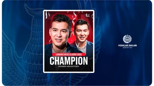 Нодирбек Абдусатторов — чемпион London Chess Classic!