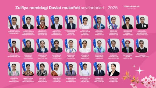 Zulfiya nomidagi Davlat mukofoti bilan taqdirlanganlar ro‘yxati