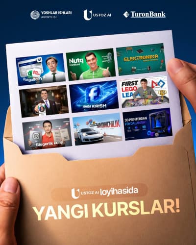 New courses launched in the Ustoz AI app!