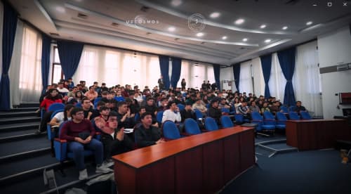Guest session with Nagin Cox at Turin Polytechnic University in Tashkent