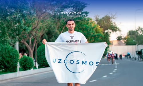 An Uzcosmos employee achieved a strong performance and placed among the leaders in the Bukhara Night Race 2026.