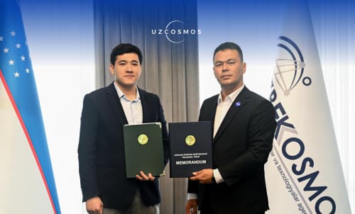 The Uzcosmos Agency and the "Kelajak" Center of the Republic of Karakalpakstan signed a memorandum of cooperation.