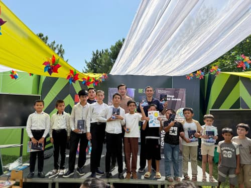 As part of the Youth Month, the national project "Cosmic Camp" was organized in the Kashkadarya region in cooperation with the Children's Organization of Uzbekistan and the "Uzbekcosmos" Agency.