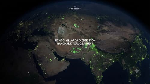 So‘nggi yillarda O‘zbekistonning tungi yorug'lik darajasi qanday o‘zgardi? 
