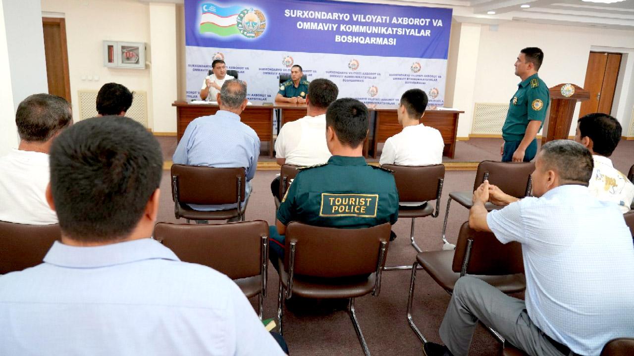 A press conference was held regarding tourism cooperation in Surkhandarya region