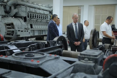 Heads of German partner organizations visited vocational schools in Tashkent