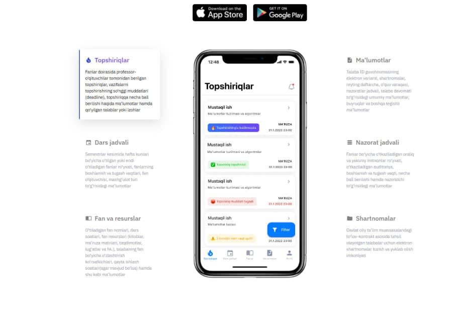 HEMIS Mobile ilovasi