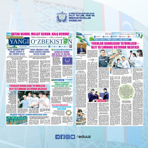 YOSHLAR BANDLIGINI TA’MINLASH – OLIY TA’LIMNING USTUVOR VAZIFASI