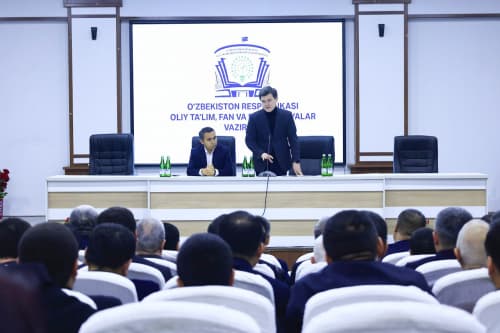 Namangan davlat texnika universiteti jamoasiga yangi rektor tanishtirildi