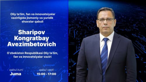 Minister of Higher Education, Science and Innovations Qo‘ng‘irotboy Sharipov on Official Visit to Samarkand Region