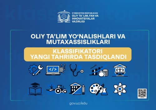 New Edition of the Classifier of Higher Education Fields and Specializations Approved