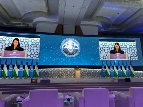 Магистрант Национального университета Узбекистана выступила с докладом на международном форуме