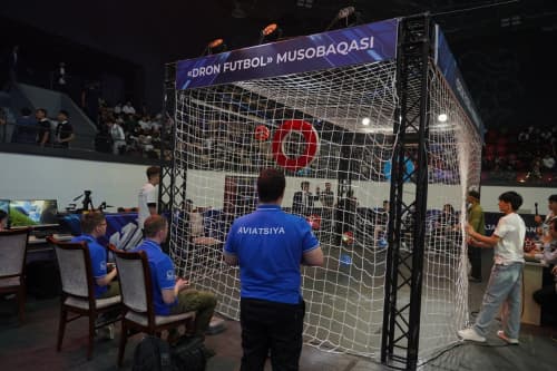 “Kelajak muhandislari”: Dron futbol musobaqasi