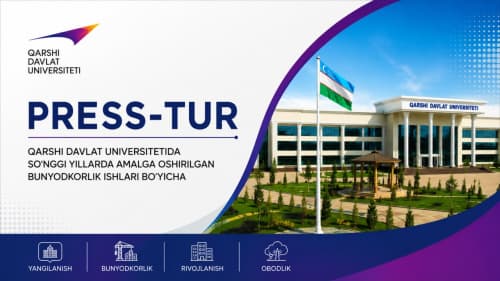 В Каршинском государственном университете организован пресс-тур для журналистов и блогеров