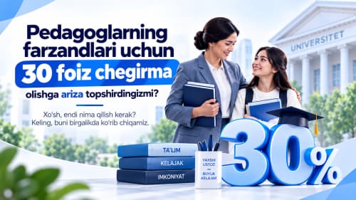 Children of teachers to receive a 30 percent discount on tuition fees