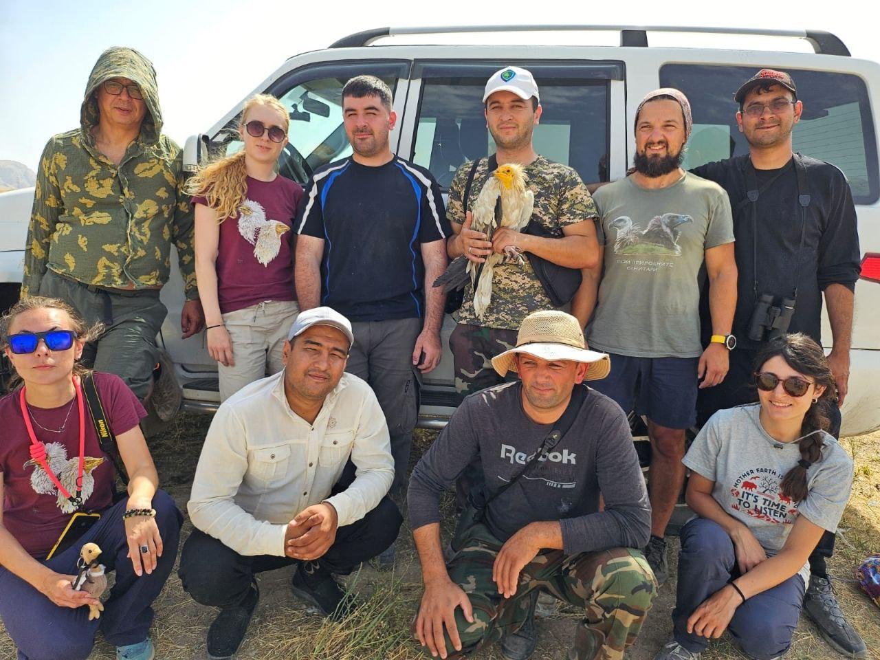 A project on the conservation of migratory birds of prey is being implemented in Uzbekistan