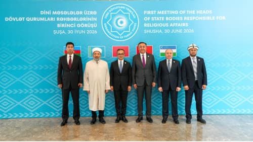 Shushada Turkiy davlatlar tashkilotiga a’zo mamlakatlarning diniy masalalar bo‘yicha davlat organlari rahbarlarining birinchi uchrashuvi bo‘lib o‘tmoqda