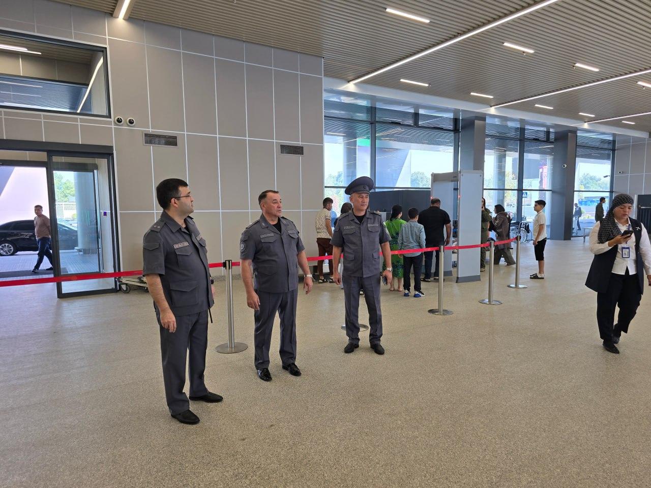 Deputy Minister Major General Bakhodir Mirzarahimov was acquainted with the construction works at the airports in Tashkent city