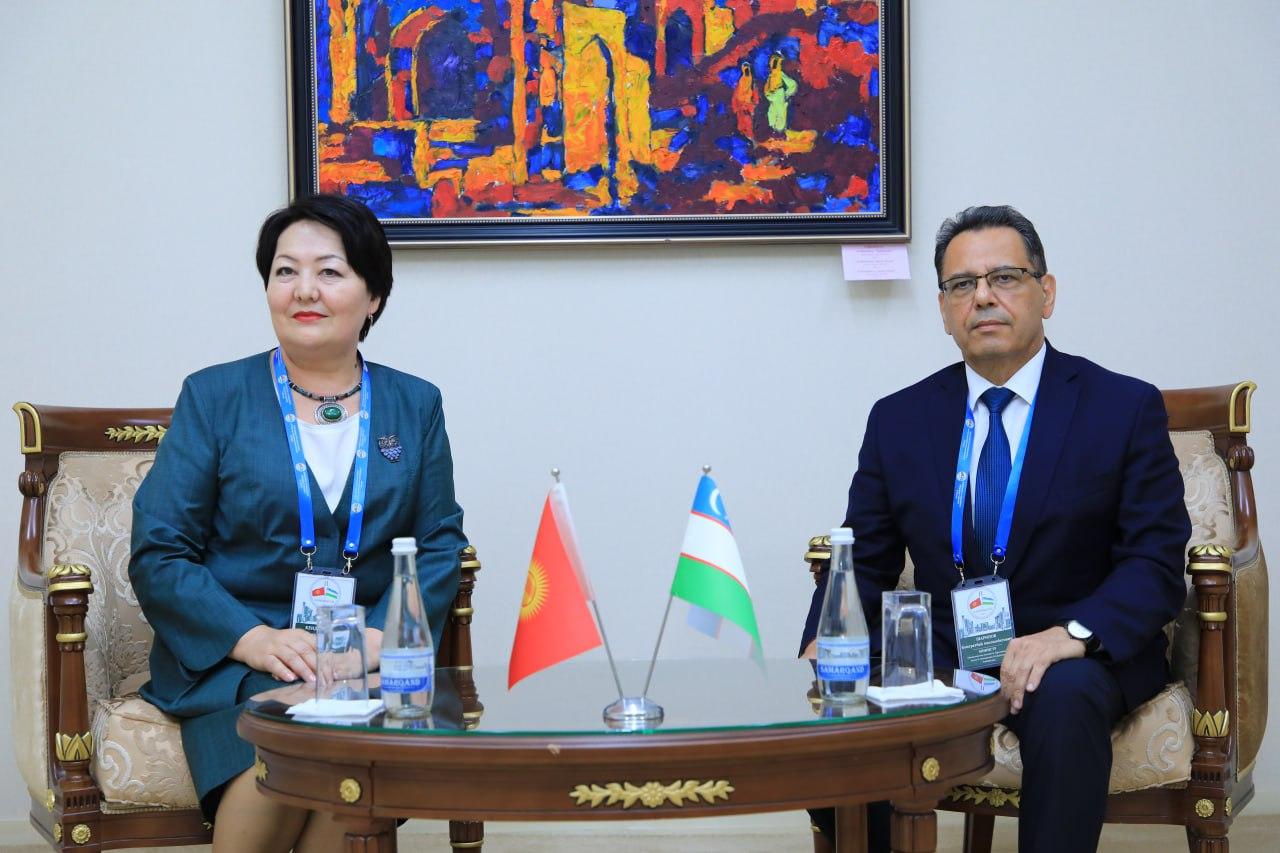 Minister of Higher Education, Science and Innovation of Uzbekistan and Minister of Higher Education and Science of Kyrgyzstan meet