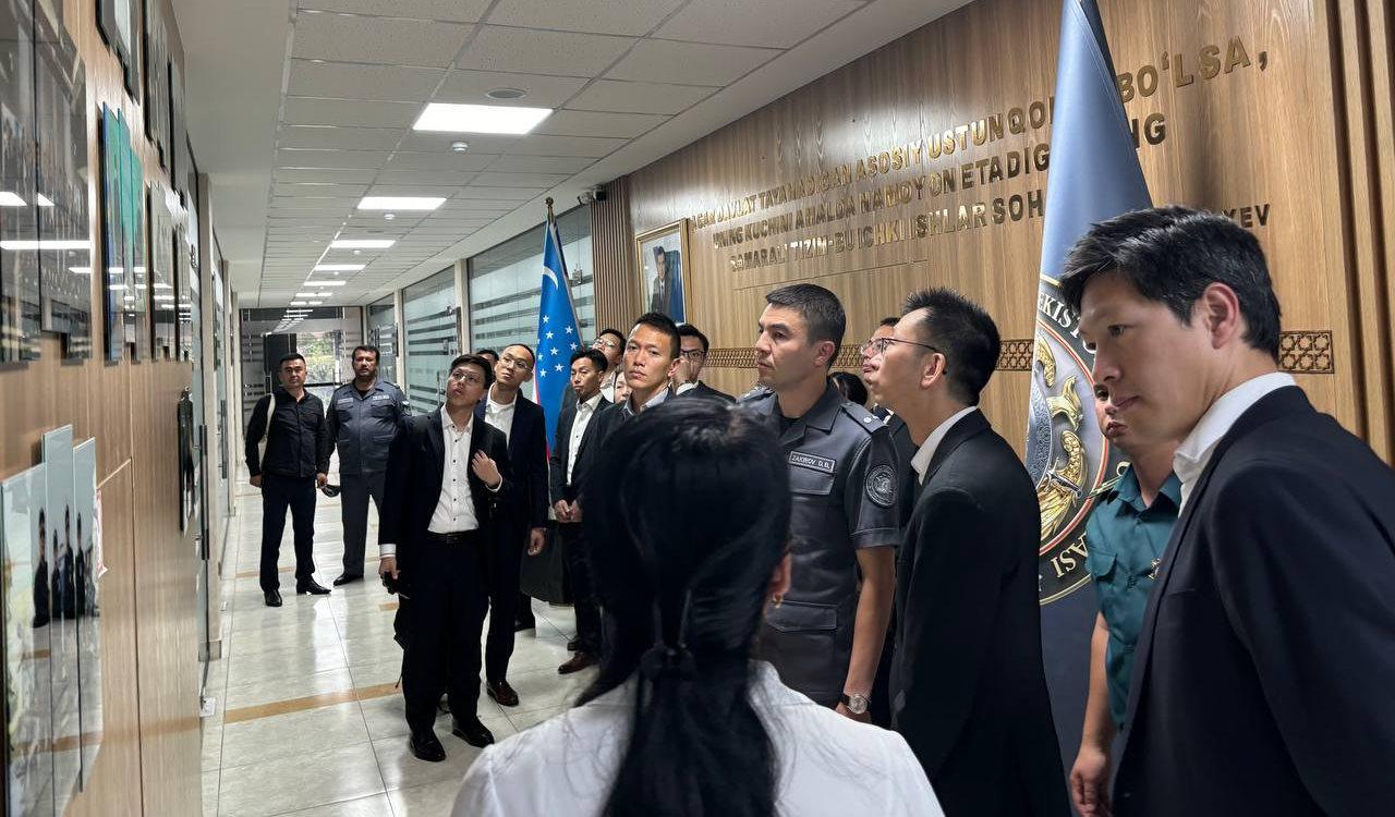 A Chinese delegation visited the Department of Safe Tourism of the MDIA of Tashkent region as part of a learning experience