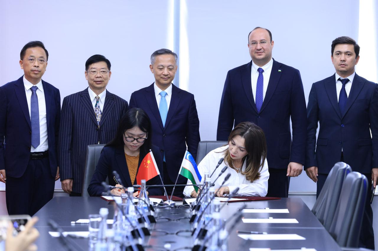 Strategic cooperation was established between China's Guangdong Alliance and the Center for Advanced Technologies under the Mig Alliance and the Center for Advanced Technologies under the Ministry of Higher Education, Science and Innovation of Uzbekistan.