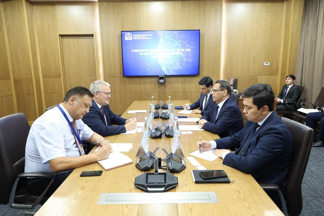 The Minister met with the Project Coordinator of the Organization for Security and Cooperation in Europe (OSCE) in Uzbekistan