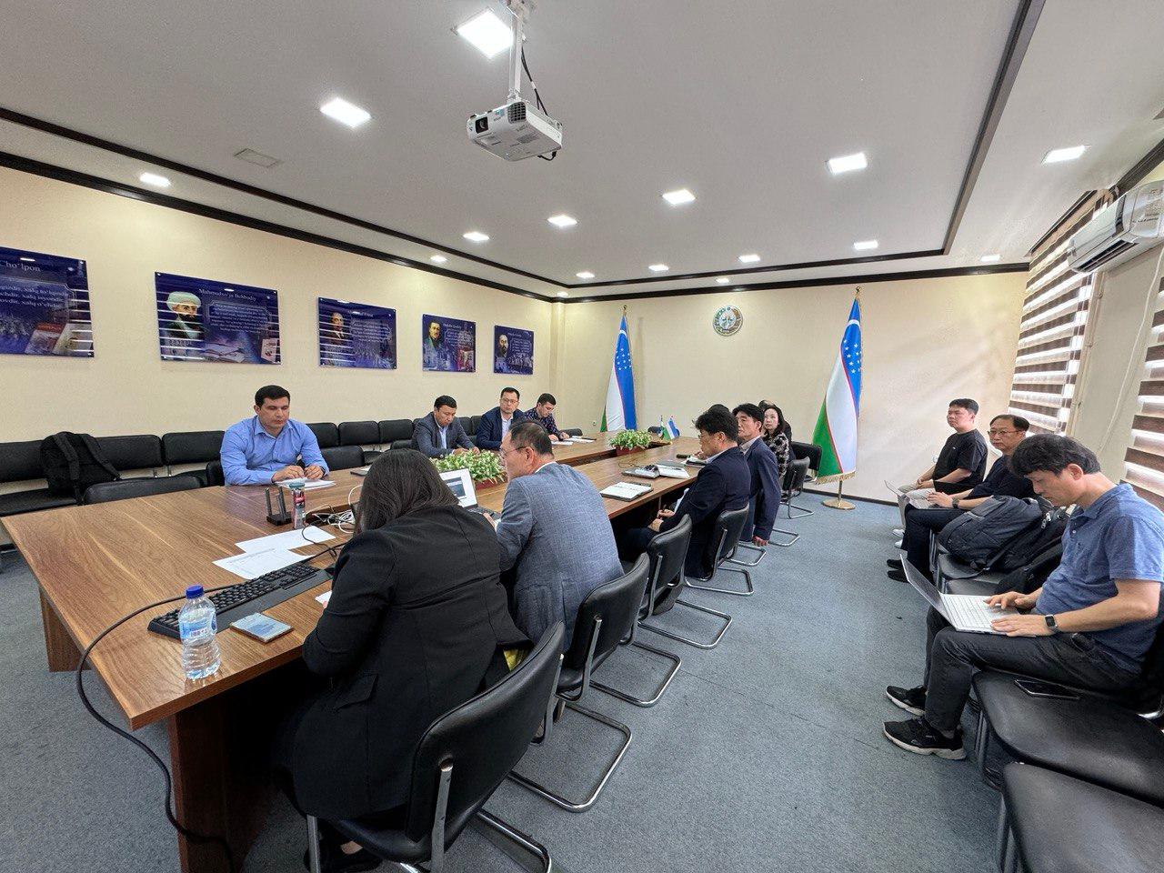 A meeting was held with representatives of the Korean International Cooperation Agency