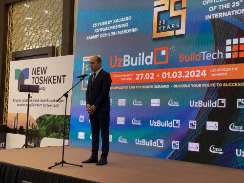 "QURILISH — UZBUILD 2024" XALQARO KO'RGAZMASI START OLDI!