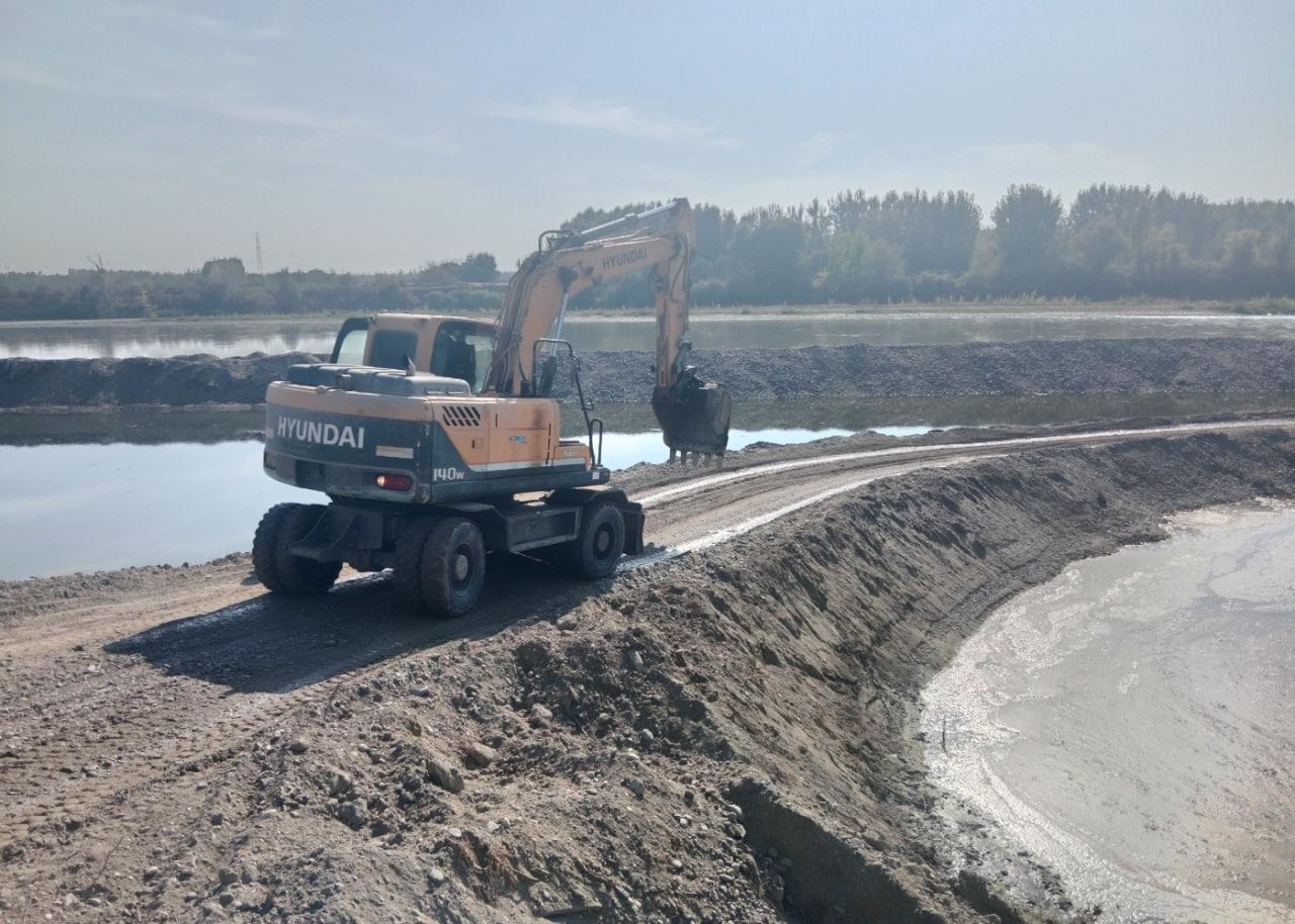 A fine of more than 11 million sums was imposed for illegal extraction of sand and gravel mixture