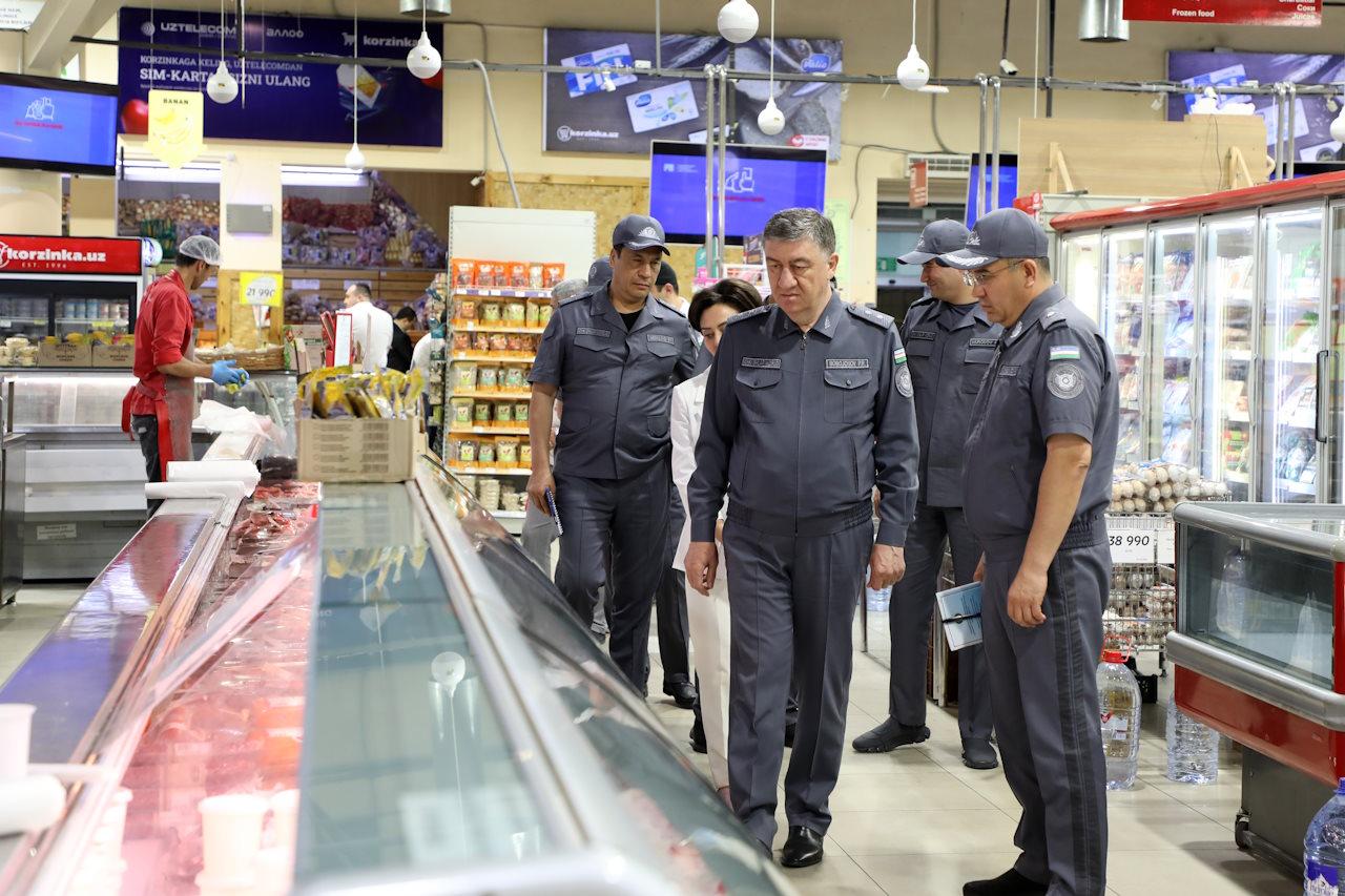 Working group headed by the Minister of Internal Affairs studied nighttime activities in Bektemir and Yakkasaroy districts in Tashkent