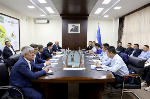 A meeting with a delegation of a foreign company was held 