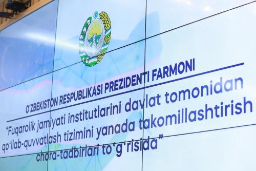 Davlat organlariga ijtimoiy sheriklik asosida fuqarolik jamiyati institutlarining loyihalarini BHMning 1000 baravarigacha tanlovlarsiz moliyalashtirish huquqi berilmoqda