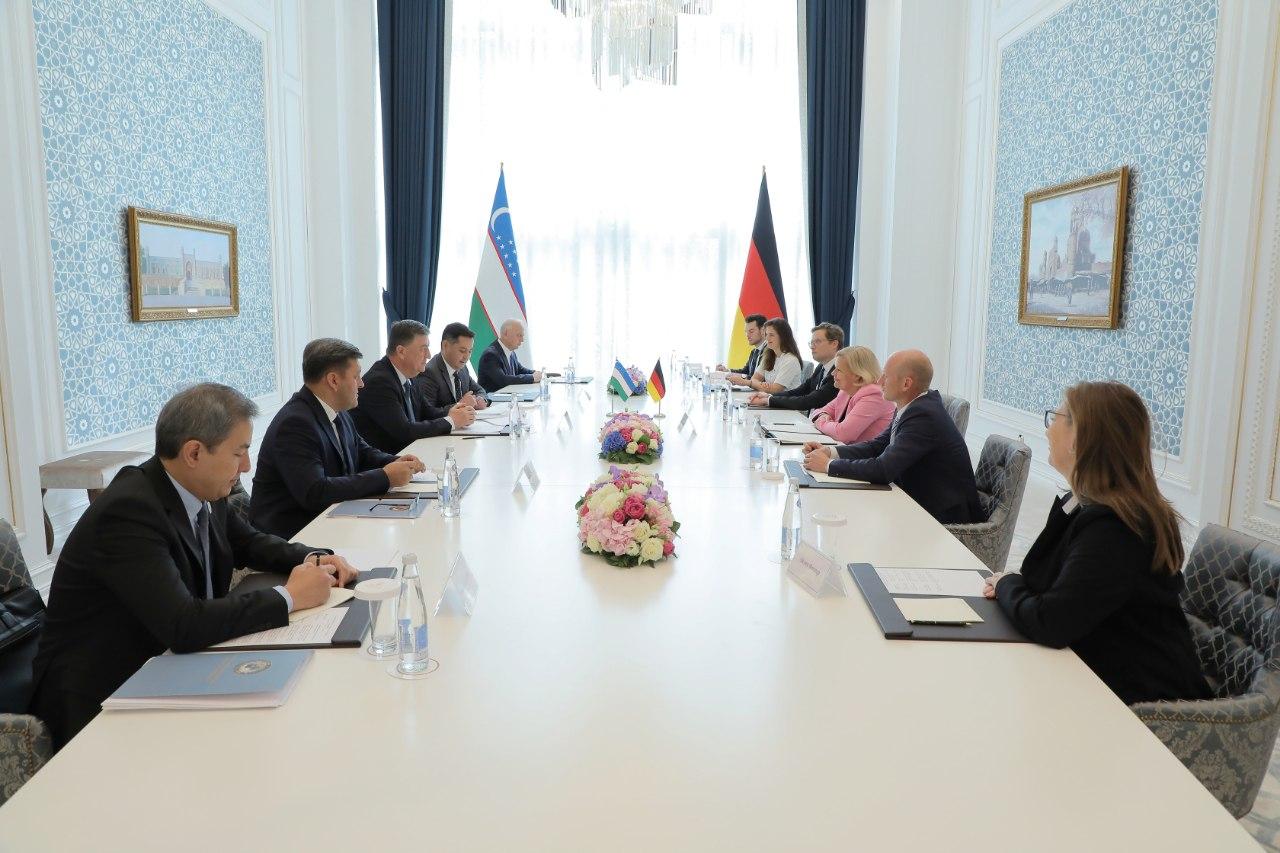 As part of the official visit of German Federal Chancellor to our country, the Minister of Internal Affairs Pulat Bobojonov, met with the Minister of Interior and Community of the Federal Republic of Germany, Mrs Nancy Faeser, in Samarkand