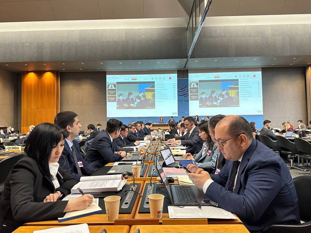 Женевада Өзбекстанның ЖСТга ағза болыўы бойынша Жумысшы топарының 6 -жыйналысы болып өтпекте