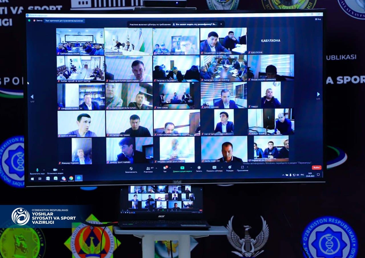 “Besh tashabbus olimpiadasi” sport musobaqalariga koʻrilayotgan tayyorgarlik tahlil qilindi