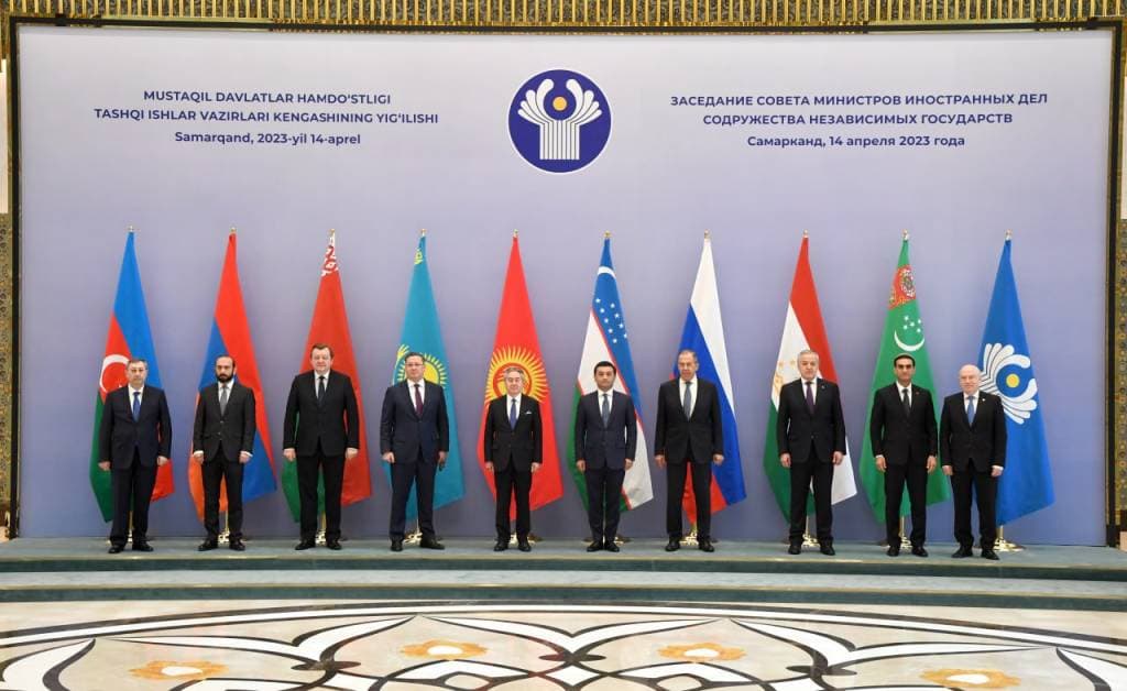 A meeting of the Council of Foreign Ministers of the CIS held in Samarkand