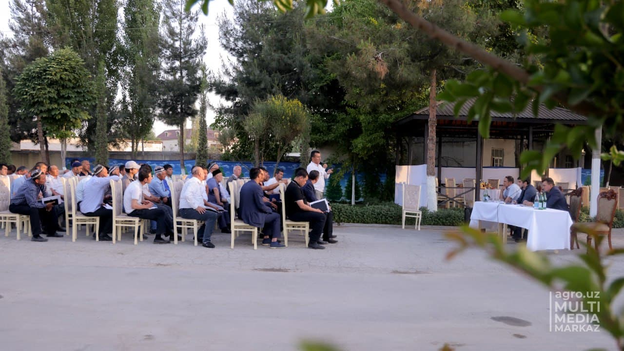 Встреча с животноводами Ферганской долины