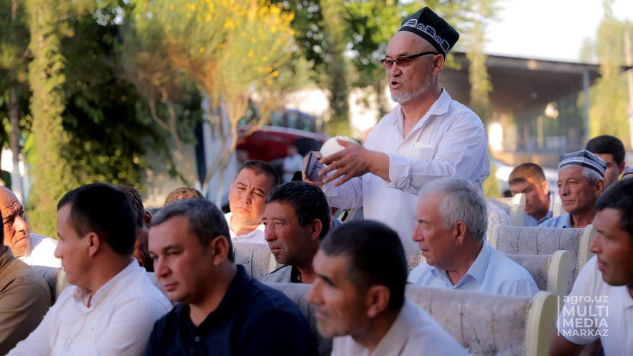 Встреча с животноводами Ферганской долины