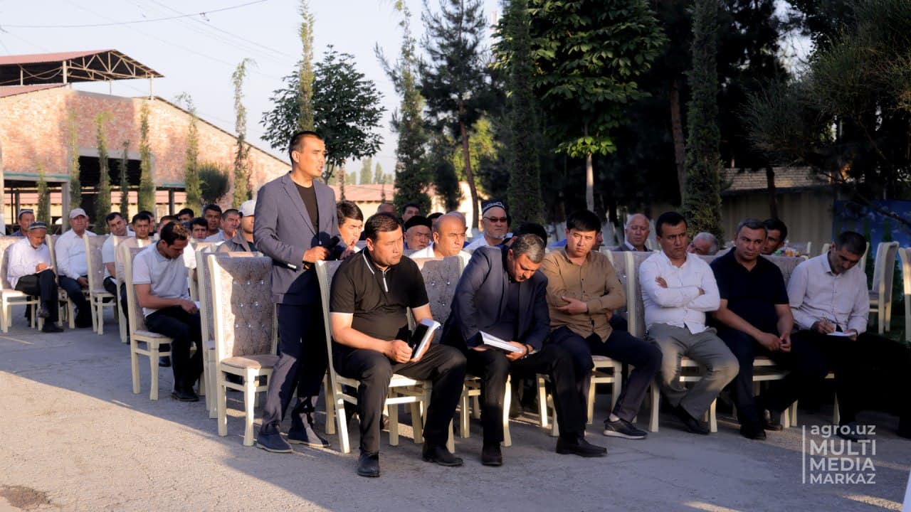 Встреча с животноводами Ферганской долины