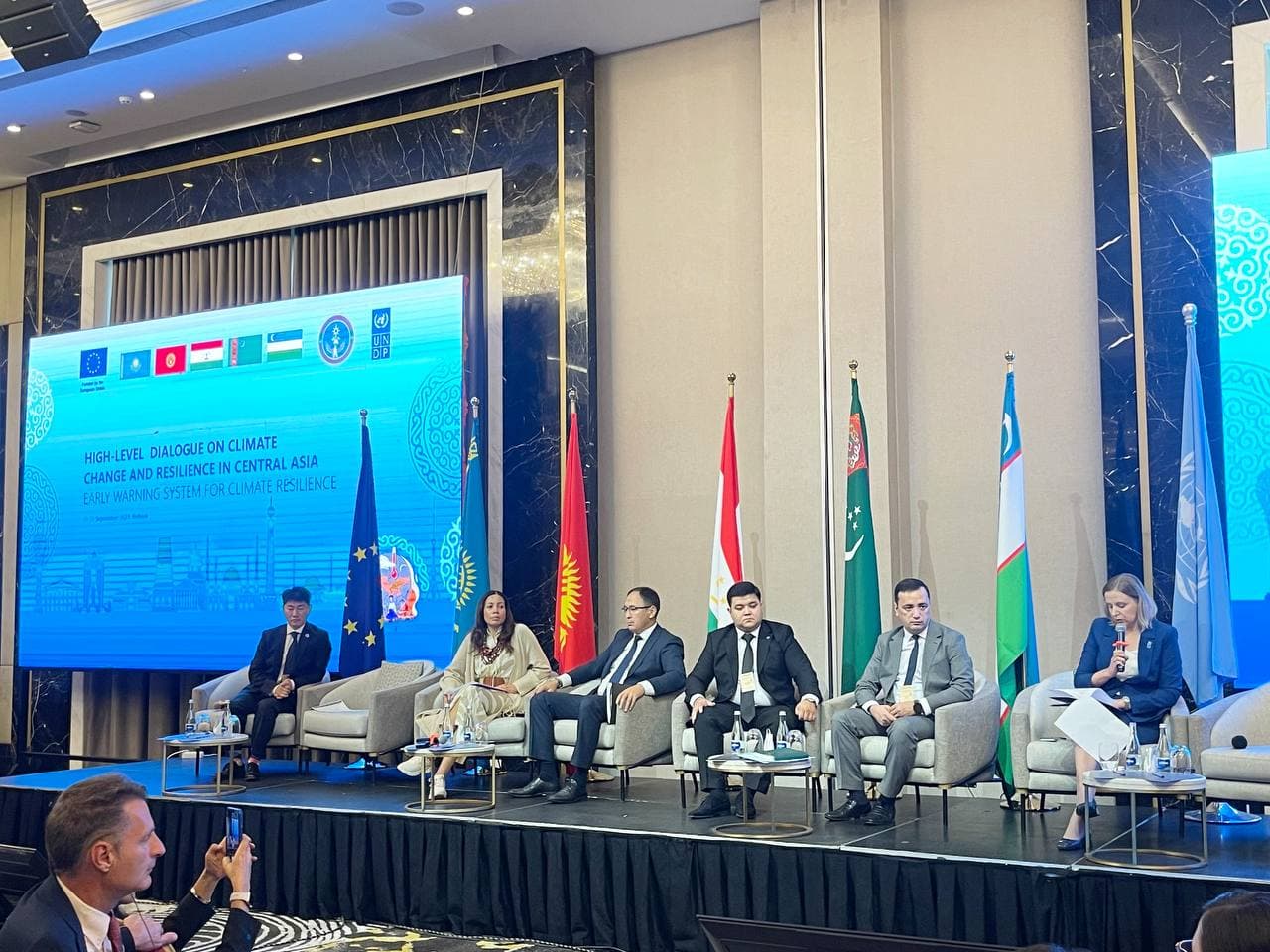 In Bishkek, the early warning systems for climate change resilience were discussed