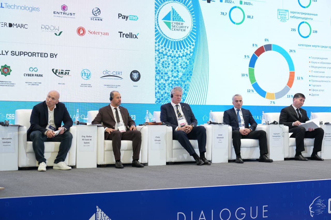 Raqamli texnologiyalar vaziri “Kiberxavfsizlik sammiti – Markaziy Yevroosiyo, CSS 2023” konferensiyasida ishtirok etdi