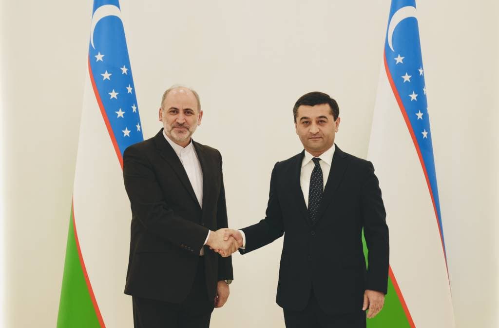 Foreign Minister of Uzbekistan received the copies of credentials of the Ambassador of Iran