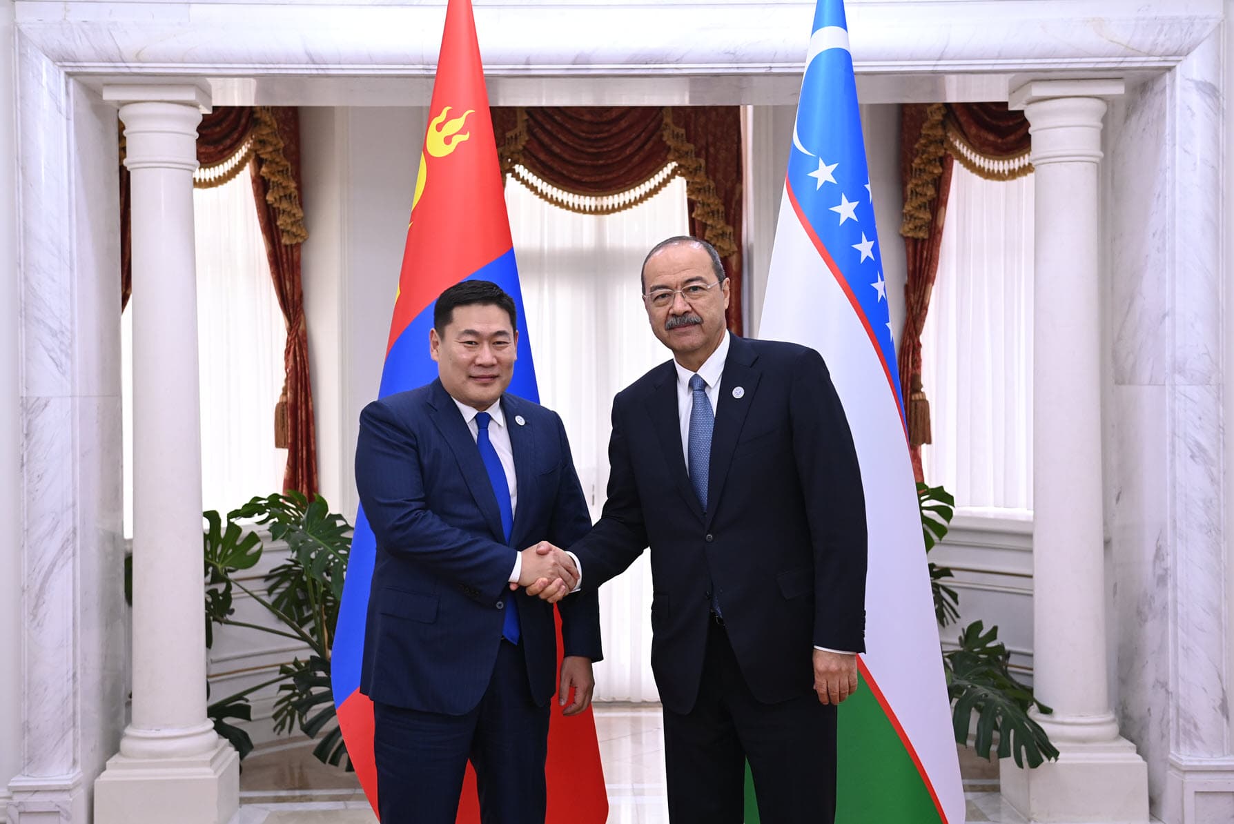 Ўзбекистон-Мўғулистон ҳукуматлари делегацияларининг учрашуви