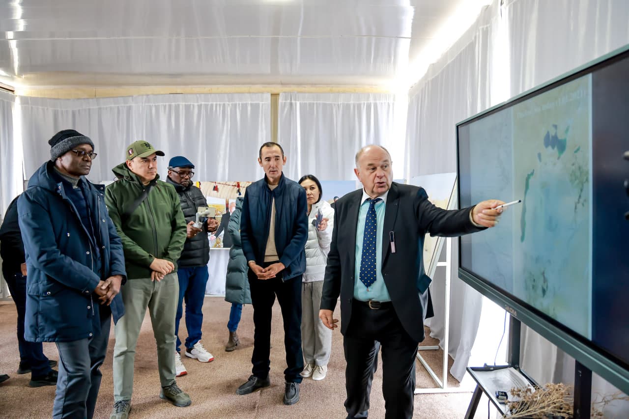 Ibrahim Thiaw presented the work carried out to improve the ecological situation in the Aral Sea region